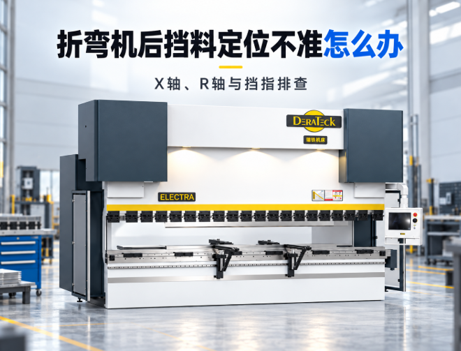 折弯机后挡料定位不准怎么办？X轴、R轴与挡指精度排查方法