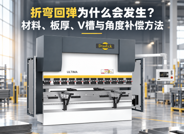 折弯回弹为什么会发生？材料、板厚、V槽与角度补偿方法